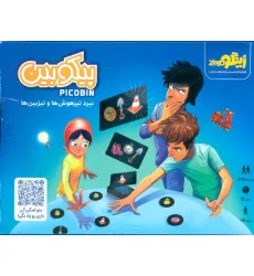 کتاب بسته بازی کارتی پیکوبین (نبرد تیزهوش ها و تیزبین ها)،(باجعبه)