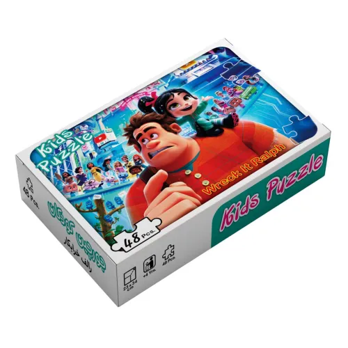کتاب بسته پازل پارک رالف خرابکار (48تکه،باجعبه)