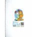 دفتر نقاشی و طراحی 40 برگ (طرح گارفیلد،کد 1286)،(سیمی)