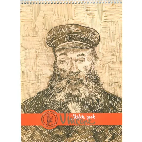 دفتر نقاشی و طراحی 40 برگ (طرح وینسنت،کد 1273)،(سیمی)
