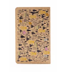 دفتر خط دار (طرح گلدوزی،کد 5)
