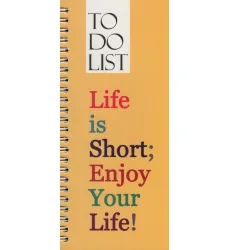 دفتر یادداشت خط دار لیست کارهای من (TO DO LIST،چند طرح)،(سیمی)