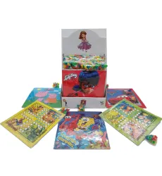کتاب مجموعه پازل و منچ (همراه با استند)،(50عددی،گلاسه) کتاب مجموعه پازل و منچ (همراه با استند)،(50عددی،گلاسه)