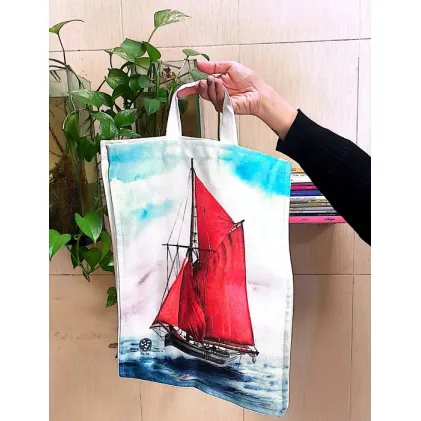 کیف پارچه ای قدیما 42*31 (کد SB-34)
