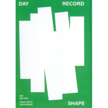 دفتر یادداشت بی خط DAY RECORD (سبز،کد 714)