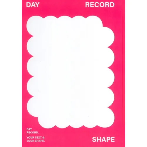دفتر یادداشت بی خط DAY RECORD (صورتی،کد 677)