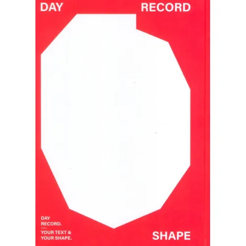 دفتر یادداشت بی خط DAY RECORD (قرمز،کد 653)