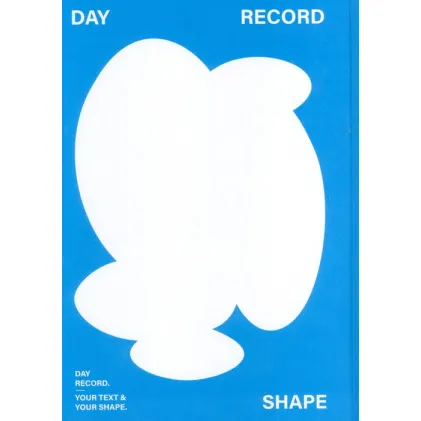 دفتر یادداشت بی خط DAY RECORD (آبی،کد 691)