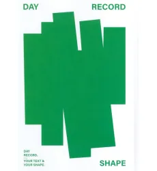 دفتر یادداشت بی خط DAY RECORD (سفید سبز،کد 721)
