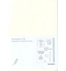 دفتر یادداشت بی خط MD NOTEBOOK (طرح START FINISH،کد 820)