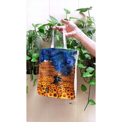 کیف پارچه ای قدیما 21*26 (کد MS-13)