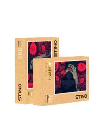 پازل شیشه ای استینو 260 تکه طرح انیمه (کد 80125)،(باجعبه) پازل شیشه ای استینو 260 تکه طرح انیمه (کد 80125)،(باجعبه)
