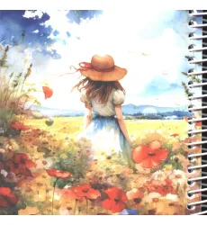 دفترچه یادداشت خط دار (کد 0902)،(سیمی)
