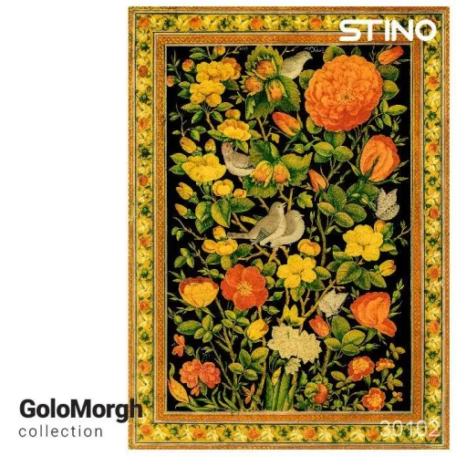 پازل شیشه ای استینو 500 تکه طرح گل و مرغ (کد 30102)،(باجعبه)