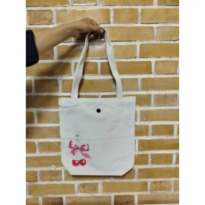 کیف پارچه ای جیب دار 34*32 جین جوی (کد W5)