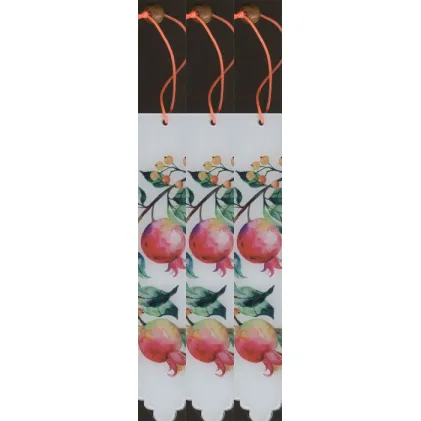 مجموعه نشانه کتاب (بوک مارک طرح انار)،(3عددی)