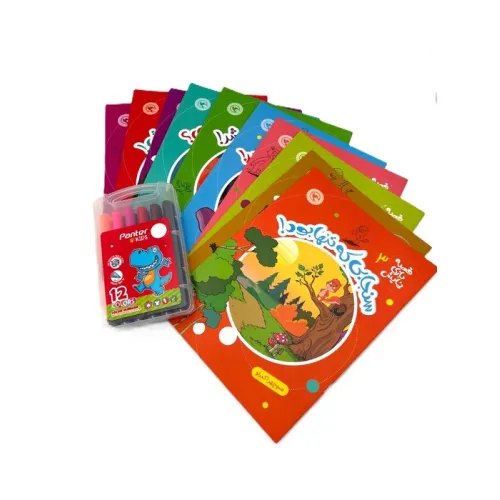 کتاب مجموعه قصه بازی نمایش (همراه ماژیک 12 رنگ)،(10جلدی)