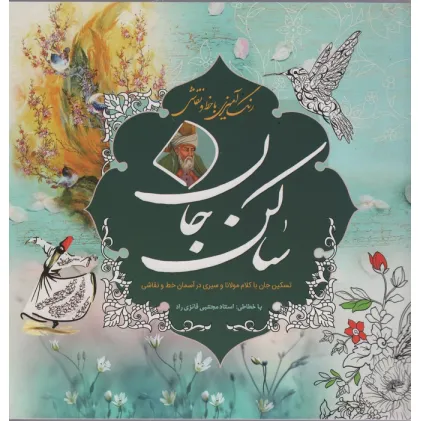 کتاب رنگ آمیزی با خط و نقاشی ساکن جان