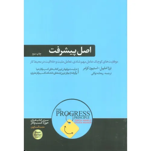 کتاب اصل پیشرفت (موفقیت های کوچک عامل مهم شادی،تعامل مثبت و خلاقیت در محیط کار)،(کتاب های حوزه ی کسب...)