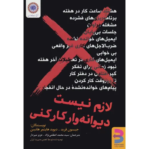 کتاب لازم نیست دیوانه وار کار کنی