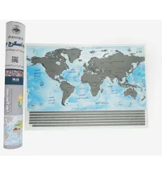 کتاب بسته نقشه اسکرچ جهان (دنیای خودت را کشف کن!)،(گلاسه) کتاب بسته نقشه اسکرچ جهان (دنیای خودت را کشف کن!)،(گلاسه)