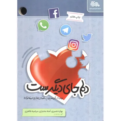 کتاب دلم جای دیگرست (مهارت های مدیریت فضای مجازی در خانواده)