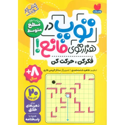 کتاب توپ در هزار توی مانع! (فکر کن،حرکت کن)،(کتاب دوم:سطح متوسط)