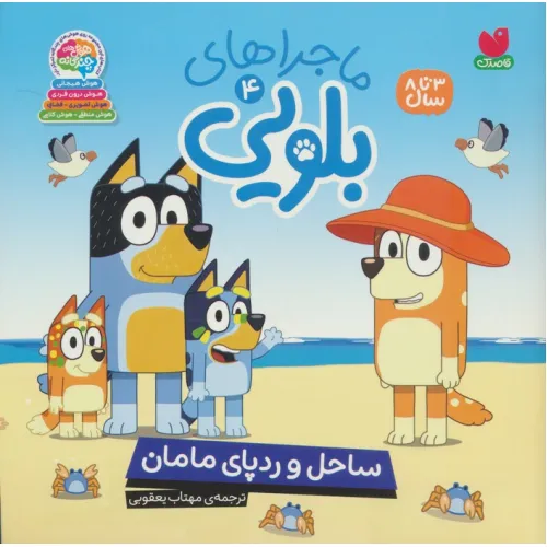 کتاب ماجراهای بلویی 4 (ساحل و رد پای مامان)