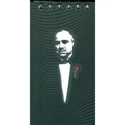 دفترچه بی خط مشاهیر (پدرخوانده،کدT108)،(سیمی) دفترچه بی خط مشاهیر (پدرخوانده،کدT108)،(سیمی)