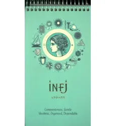 دفتر یادداشت خط دار سرو (INFJ،کدC-105)،(سیمی)