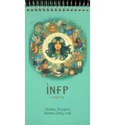 دفتر یادداشت خط دار سرو (INFP،کدC-106)،(سیمی)