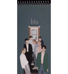 دفتر یادداشت BTS (کد b1)،(سیمی)