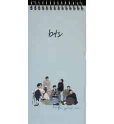 دفتر یادداشت BTS (کد b5)،(سیمی)