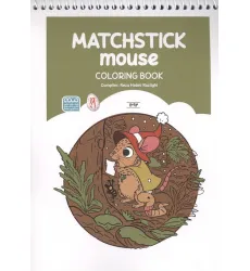 کتاب رنگ آمیزی MATCHSTICK MOUSE (کد 1692)،(سیمی)