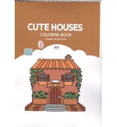 کتاب رنگ آمیزی CUTE HOUSES (کد 1704)،(سیمی) کتاب رنگ آمیزی CUTE HOUSES (کد 1704)،(سیمی)