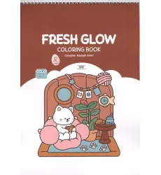 کتاب رنگ آمیزی FRESH GLOW (کد 1712)،(سیمی)