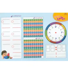 کتاب پوستر وایت بردی ریاضی دوم ابتدایی