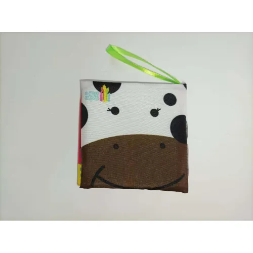 کتاب پارچه ای حیوانات اهلی (تک زبانه)