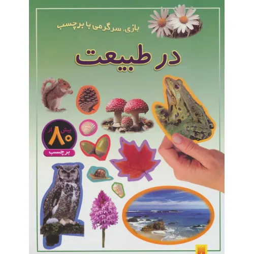 کتاب در طبیعت (بازی،سرگرمی با برچسب)،(گلاسه)