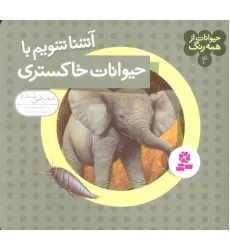 کتاب حیوانات از همه رنگ 4 (آشنا شویم با حیوانات خاکستری)،(گلاسه) کتاب حیوانات از همه رنگ 4 (آشنا شویم با حیوانات خاکستری)،(گلاسه)