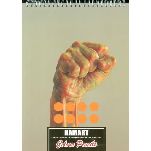 دفتر طراحی مداد رنگی A4 (کد837)،(سیمی)