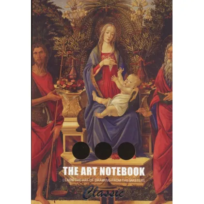 دفتر ترکیبی:خط دار،بی خط،شطرنجی (THE ART NOTEBOOK،کد 929)