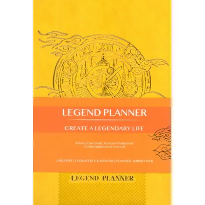 دفتر برنامه ریزی (پلنر لجند LEGEND PLANNER،زرد)