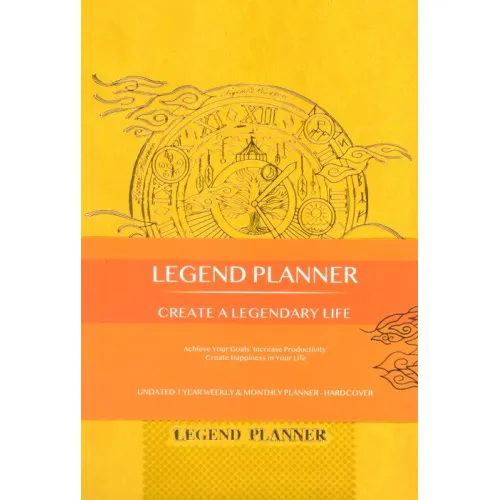 دفتر برنامه ریزی (پلنر لجند LEGEND PLANNER،زرد)