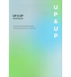 دفتر یادداشت خط دار خلاقیت UP & UP (آبی،کد 759)