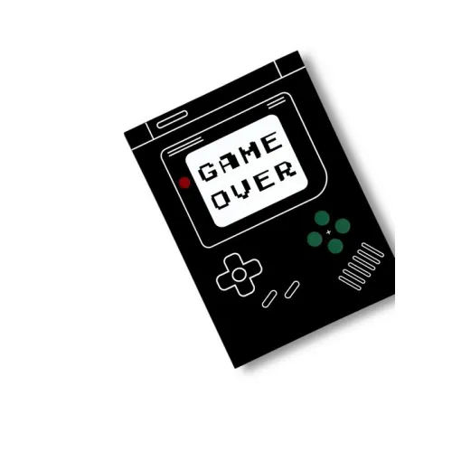 دفتر یادداشت نقطه ای RETRO (طرح GAME OVER،کد 964)