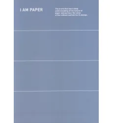 دفتر یادداشت خط دار I AM PAPER (آبی،کد 022)
