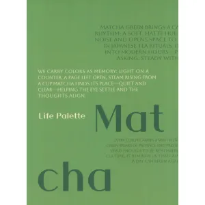 دفتر یادداشت بی خط LIFE PALETTE (طرح MATCHA،کد 466) دفتر یادداشت بی خط LIFE PALETTE (طرح MATCHA،کد 466)
