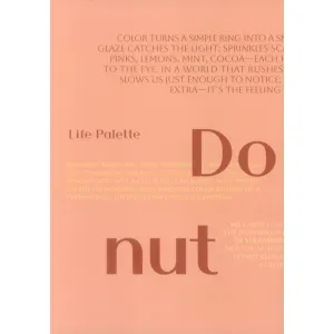 دفتر یادداشت بی خط LIFE PALETTE (طرح DONUT،کد 480) دفتر یادداشت بی خط LIFE PALETTE (طرح DONUT،کد 480)