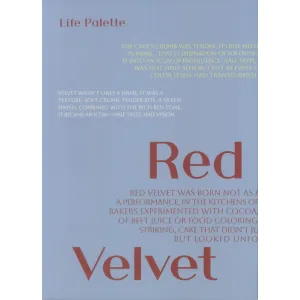 دفتر یادداشت بی خط LIFE PALETTE (طرح RED VELVET،کد 497) دفتر یادداشت بی خط LIFE PALETTE (طرح RED VELVET،کد 497)